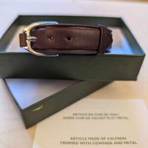 Longchamp Leather Buckle Bracelet